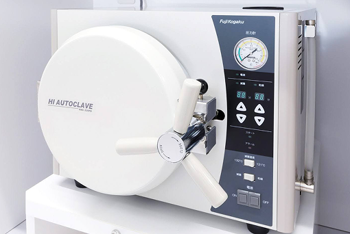 小型未包装品用高圧蒸気滅菌器